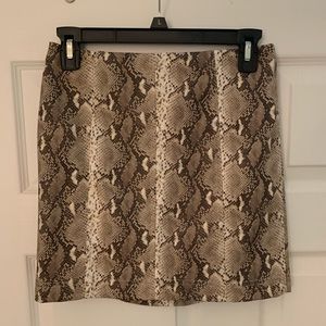 Honey Belle snakeskin skirt